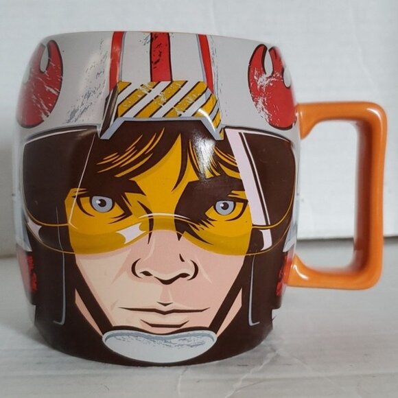 Disney Star Wars Luke Skywalker 3D X-Wing Pilot Ceramic Mug Cup Coffee Tea Cocoa - Picture 10 of 10
